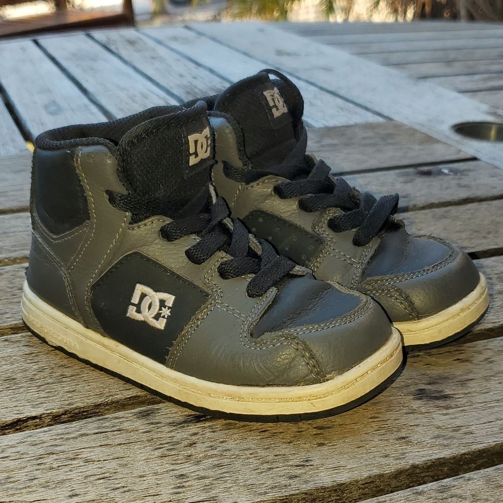 DC Black High Tops Toddler 9